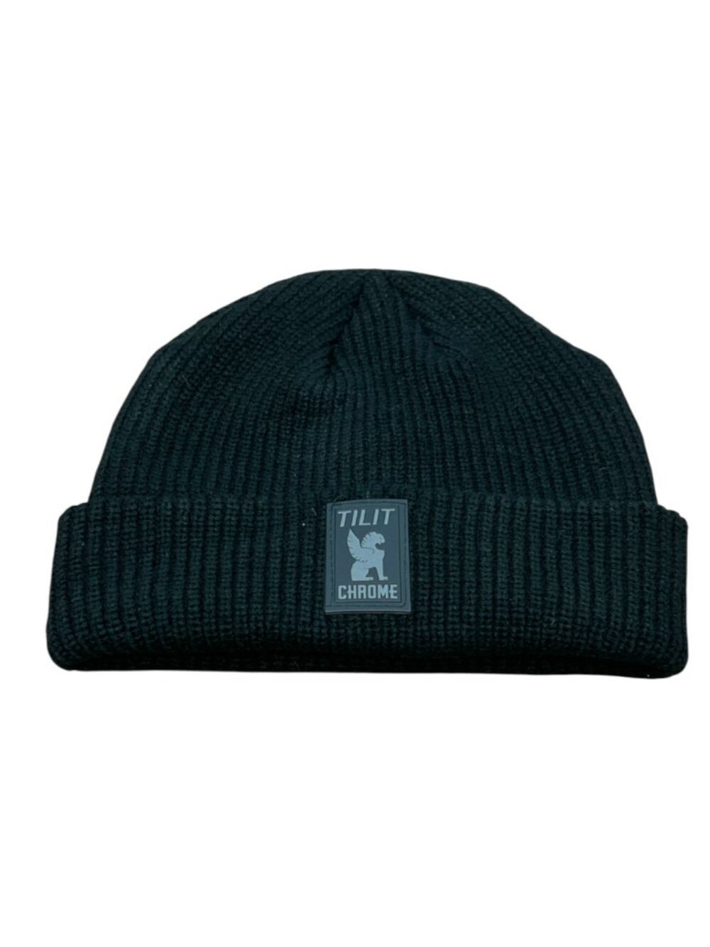 Tilit NYC x Chrome Industries Skull Beanie Cap Black